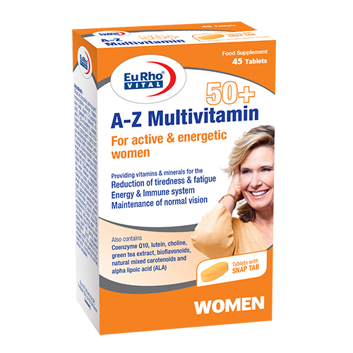 A Z مولتی ویتامین بالای 50 سال بانوان