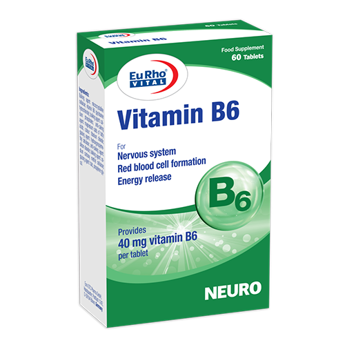 ویتامین B6 یورو ویتال 60 عددی